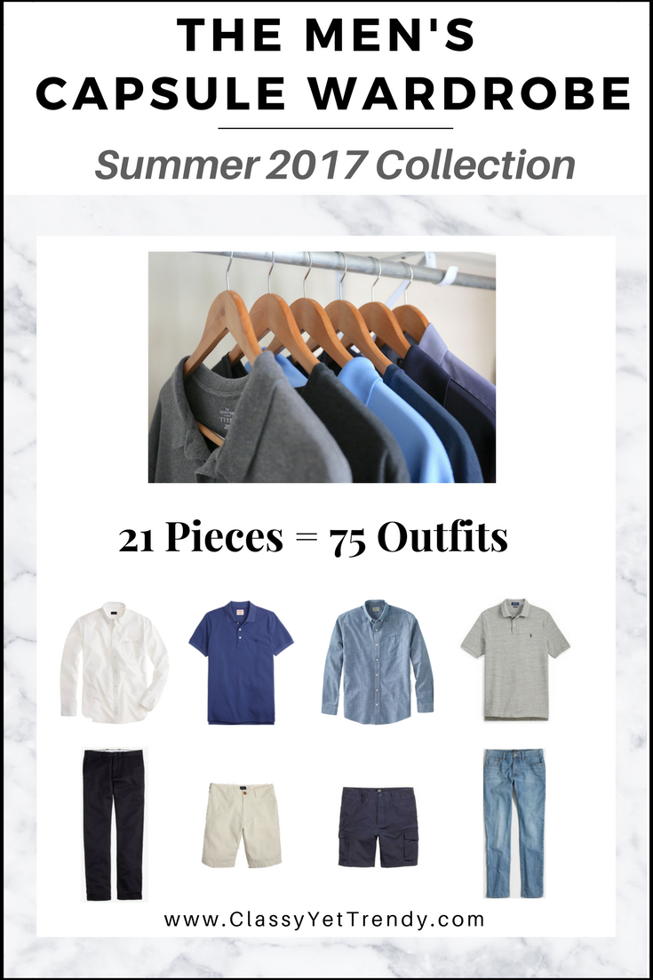 Mens Capsule Wardrobe Checklist Wardobe Pedia