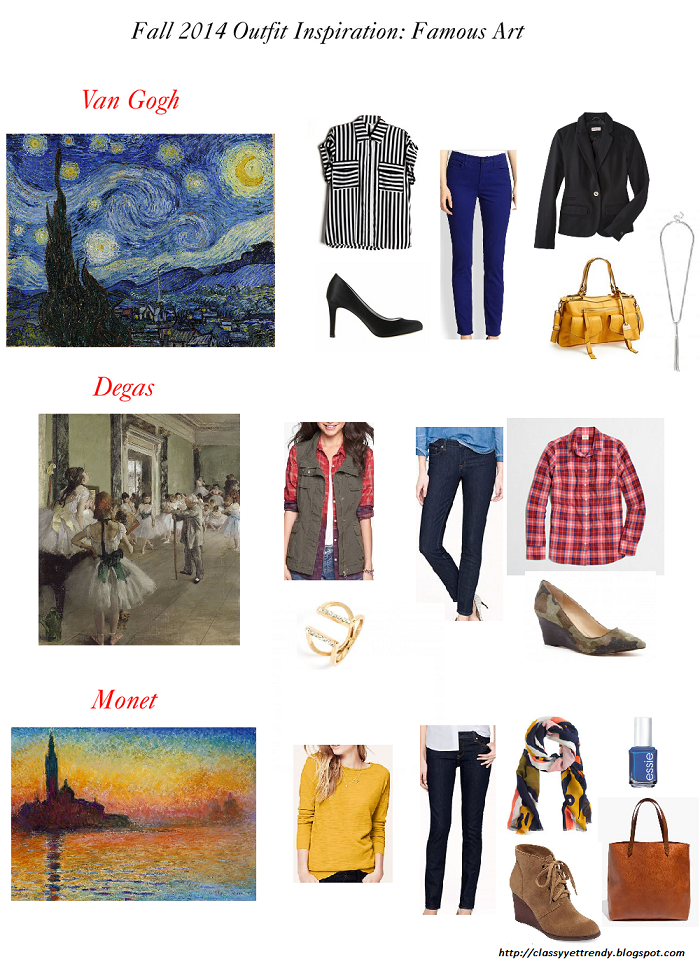 Fall 2014 Outfit Inspiration: Famous Art