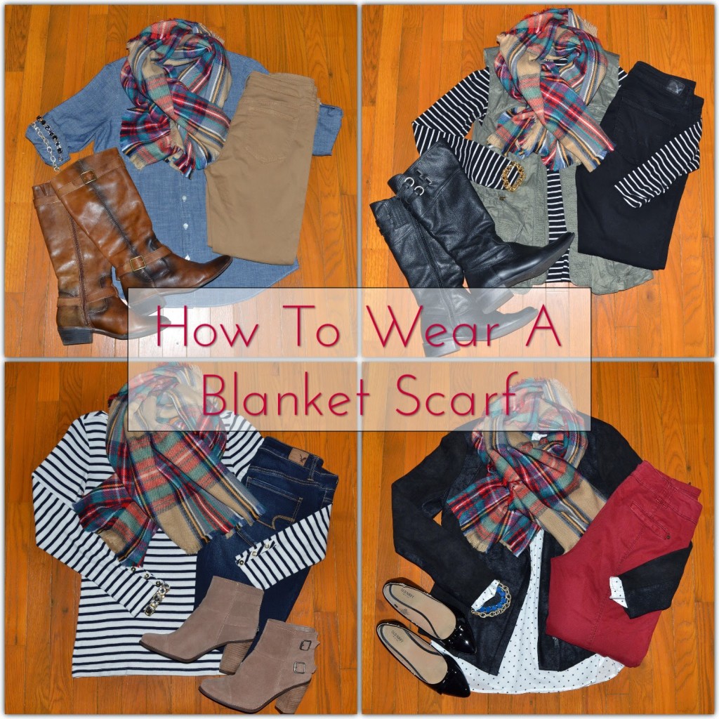 How To Wear a Blanket Scarf 4 Ways