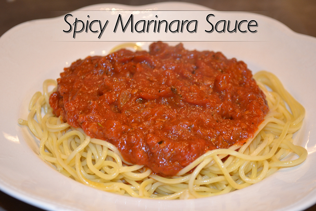 Spicy Marinara Sauce