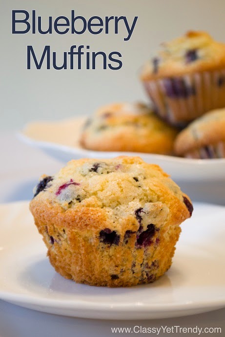 Mix It Up Friday Link Up #1: Blueberry Muffins