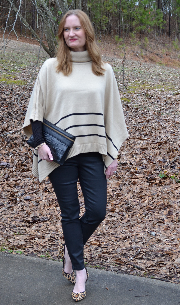 Trendy Wednesday Link Up #12: Cape Sweater & Leopard