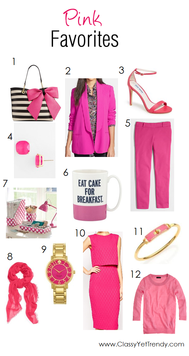 Mix It Up Friday Link Up #2: Pink Favorites
