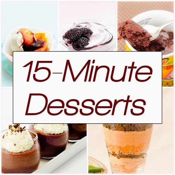 Mix It Up Friday link up #8: 15-Minute Desserts