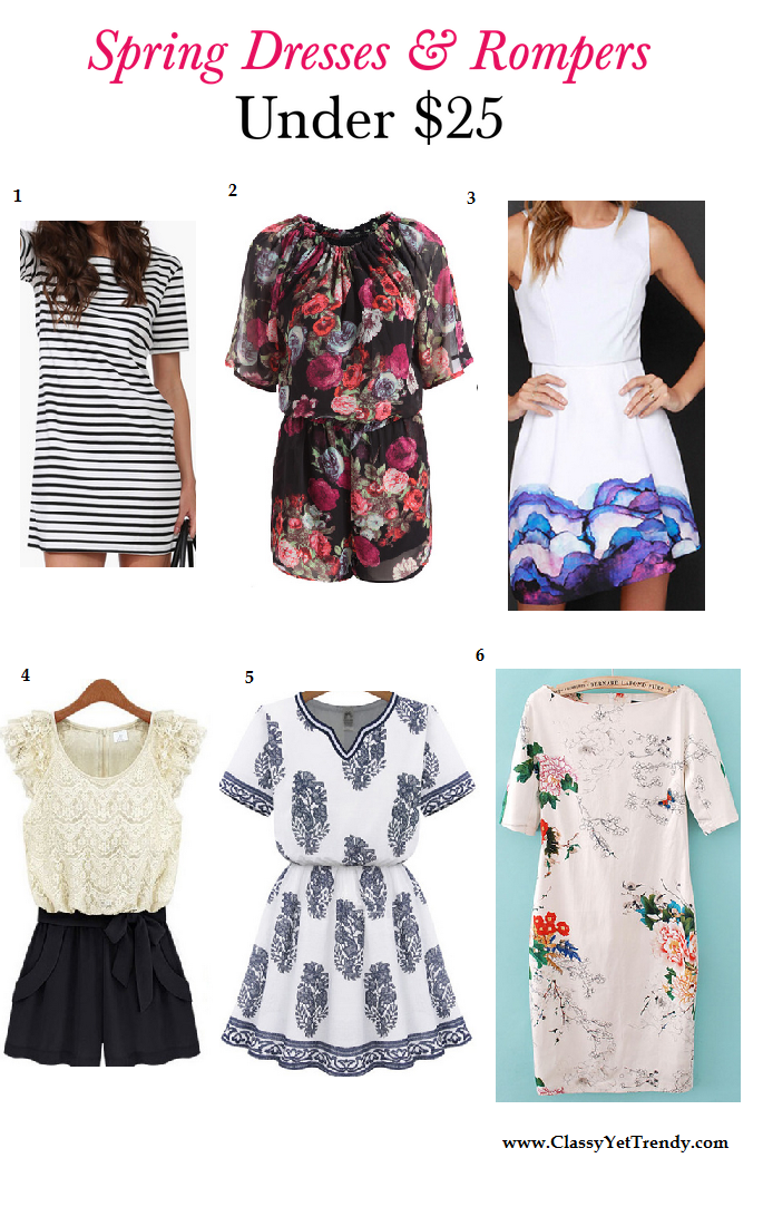 Mix It Up Friday #12: Dresses & Rompers Under $25
