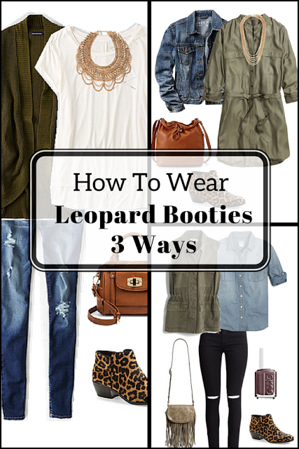 How To Wear Leopard Booties 3 Ways