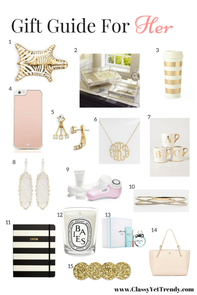 Gift Guide For Her - Classy Yet Trendy