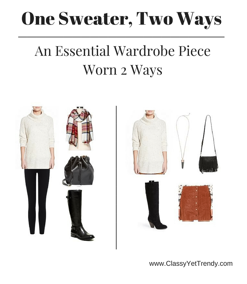 1 Base, 10 Outfits: How To Style A Tee, Wide Leg Jeans & Outerwear For Mild  Winter Climates - Classy Yet Trendy