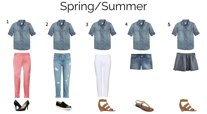 5 Days 5 Ways to Wear a Chambray Shirt