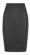 gray pencil skirt