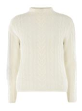 ivory cable sweater