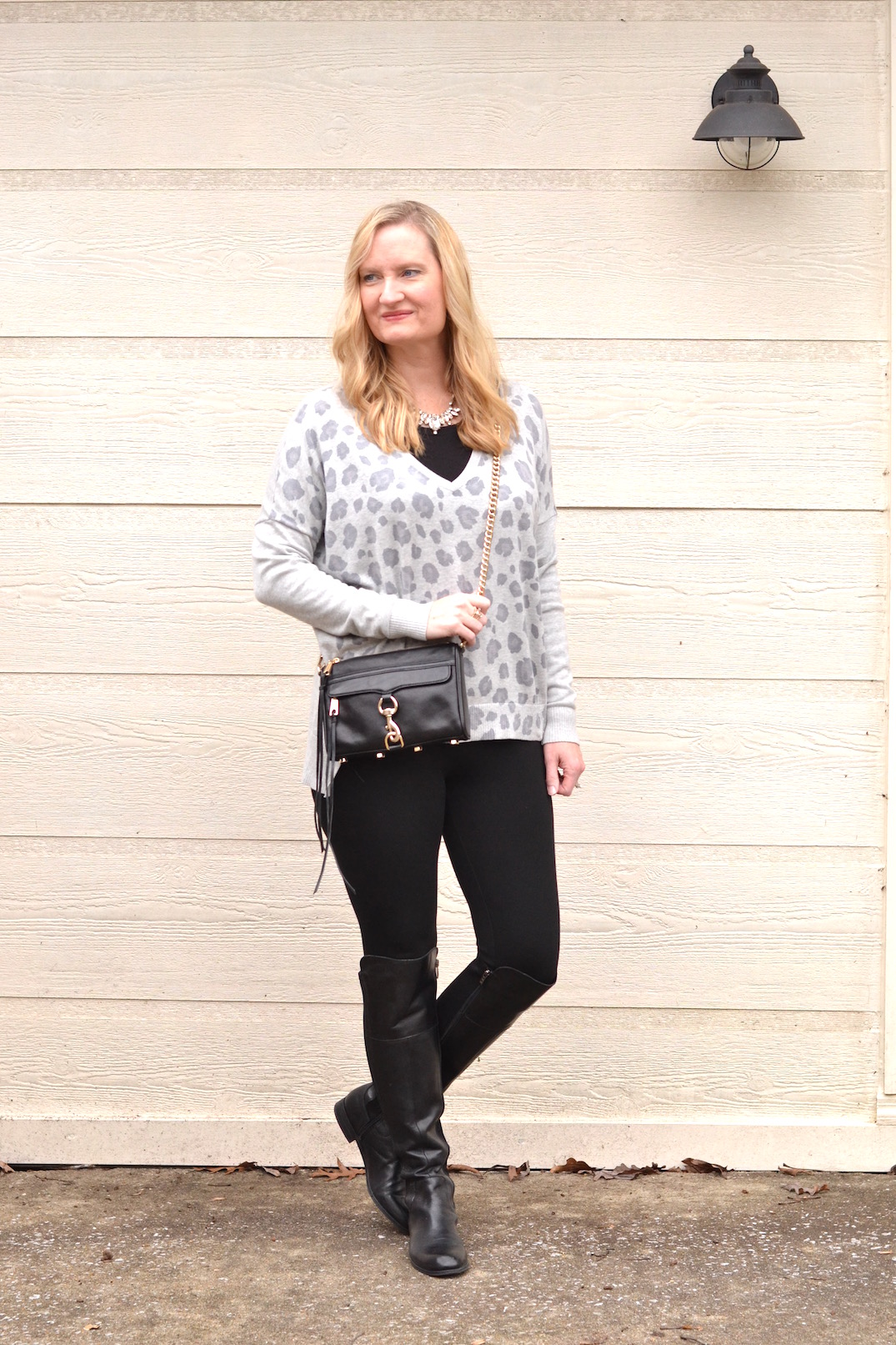 Black With Gray Leopard (Trendy Wednesday Link-up #54)