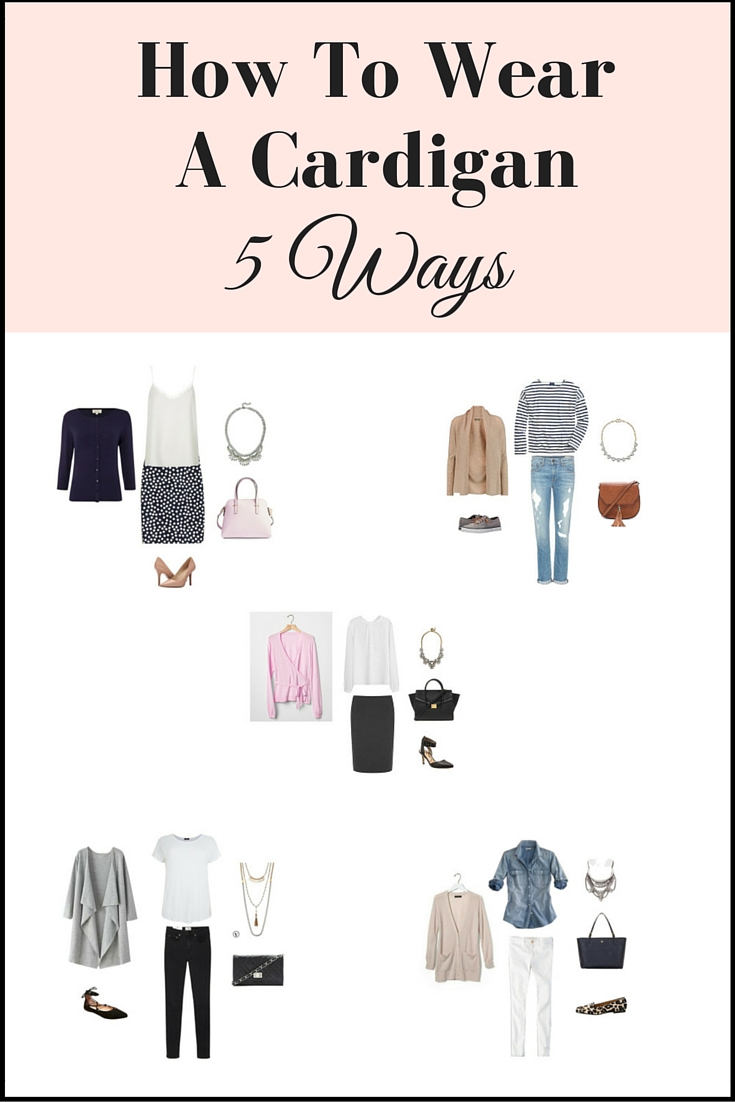 Different ways to hot sale wear a cardigan