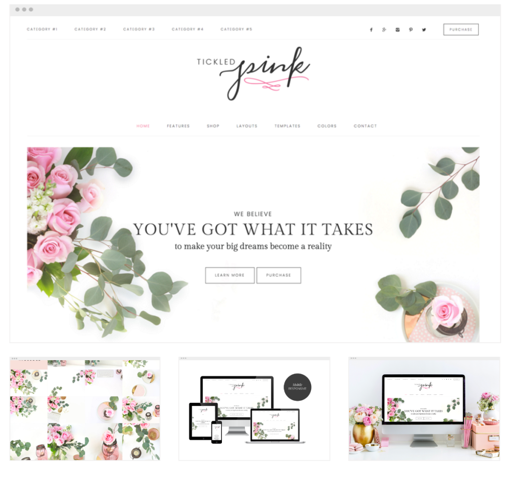 Tickled Pink Restored316 Theme