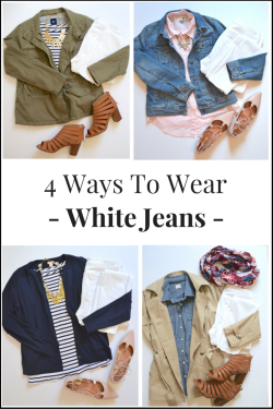 4 Ways To Wear White Jeans