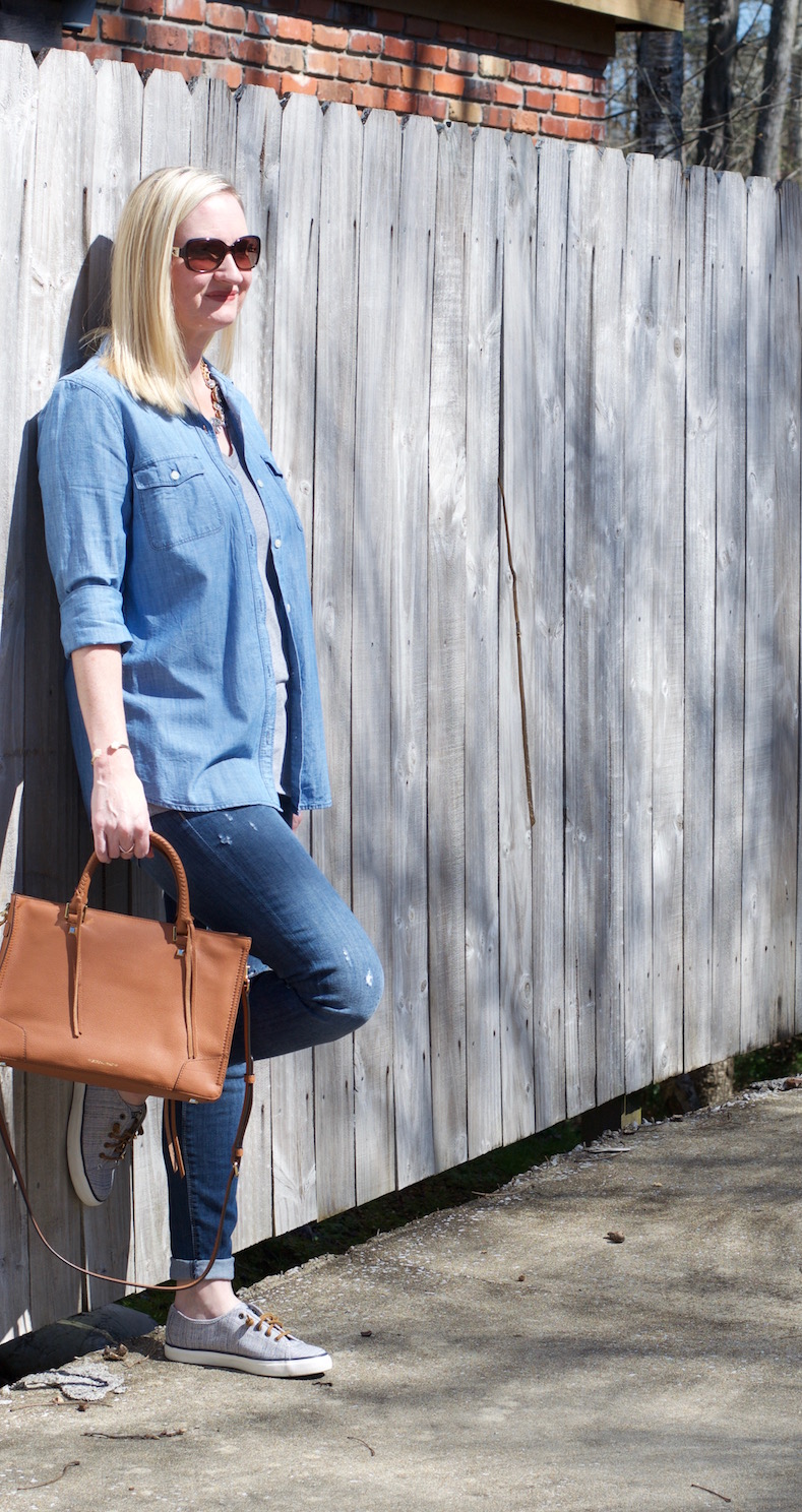 Denim Culottes + Linkup - Jeans and a Teacup