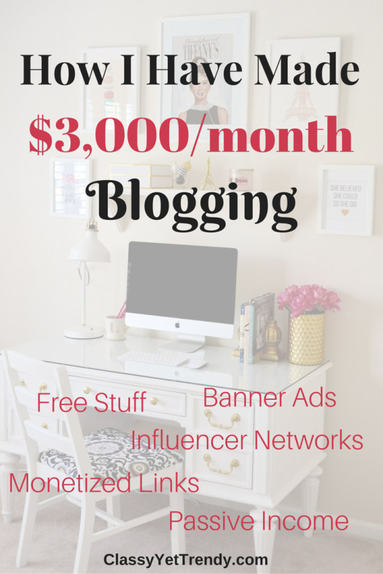 How I Have Made $3,000 From My Blog