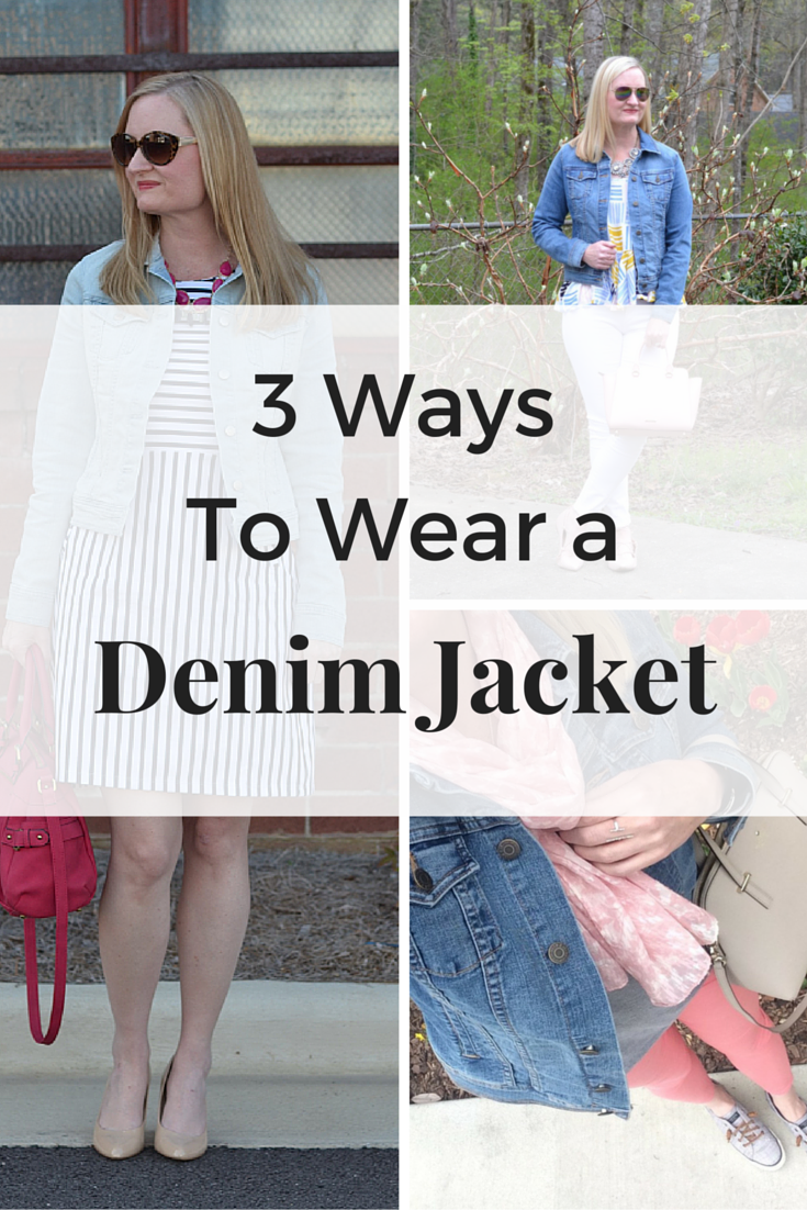 3 Ways To Wear a Denim Jacket (Trendy Wednesday Link-up #70)