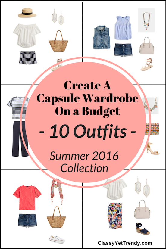 Create a Capsule Wardrobe On a Budget: 10 Summer Outfits