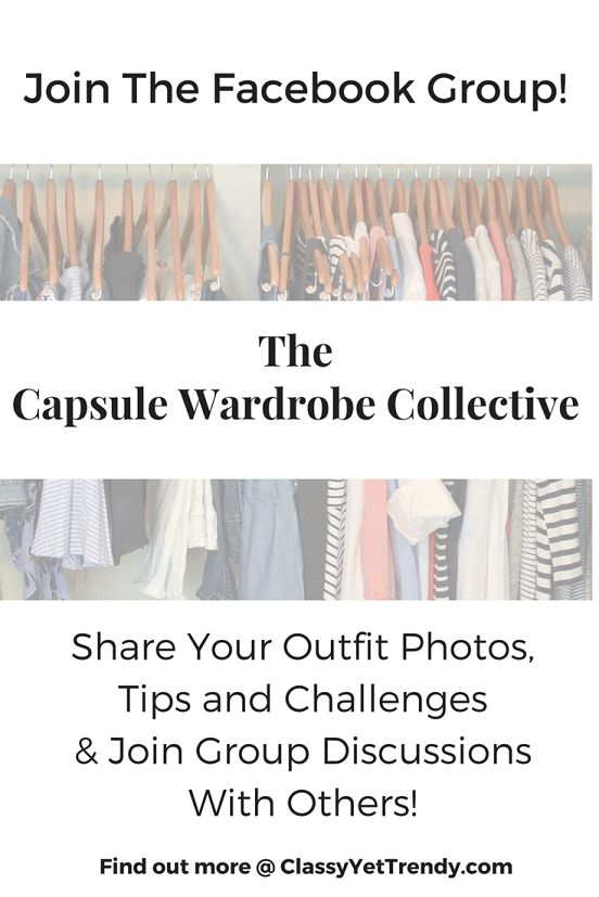 The Capsule Wardrobe Collective pin