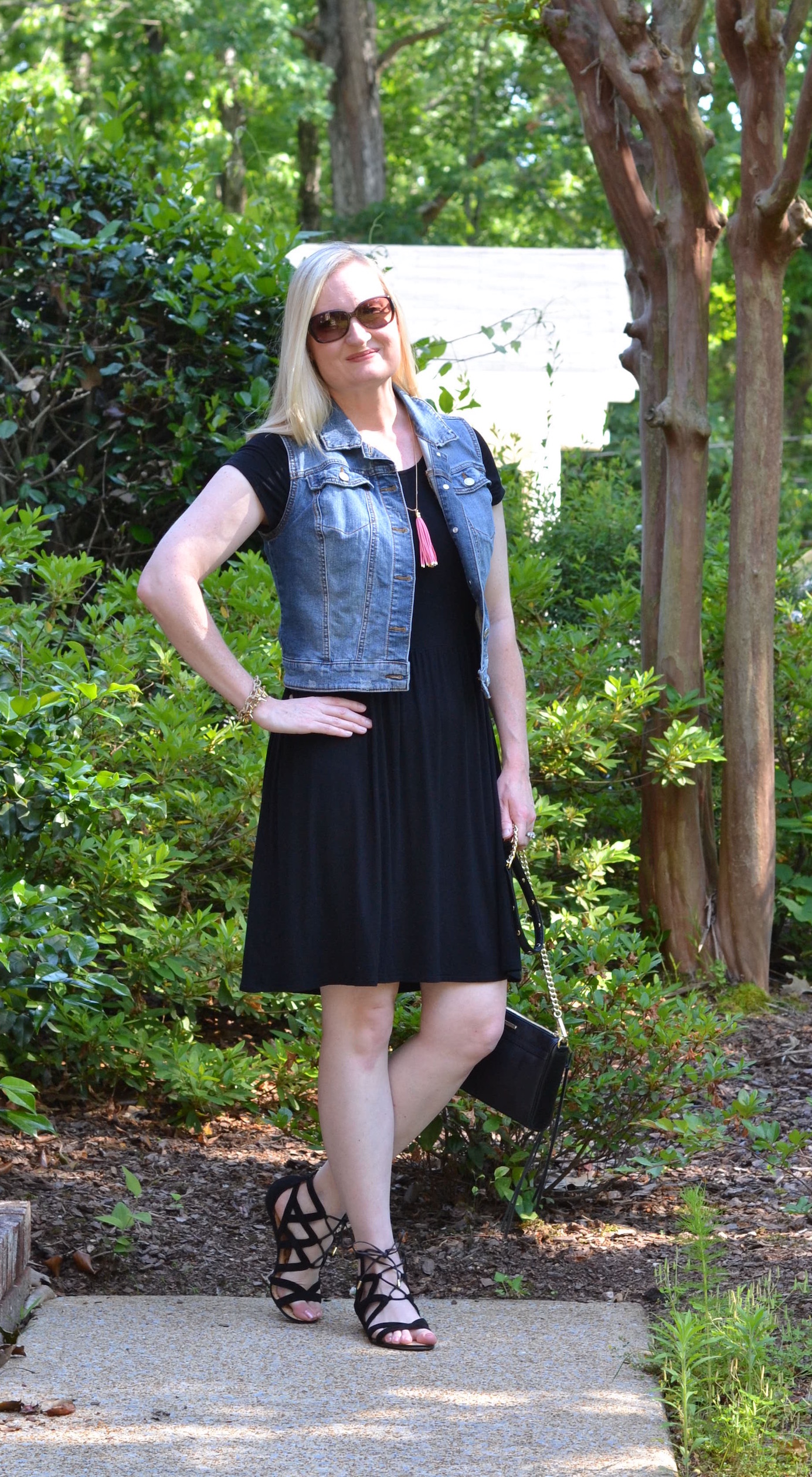 Black and Denim (Trendy Wednesday Link-up #71) - Classy Yet Trendy