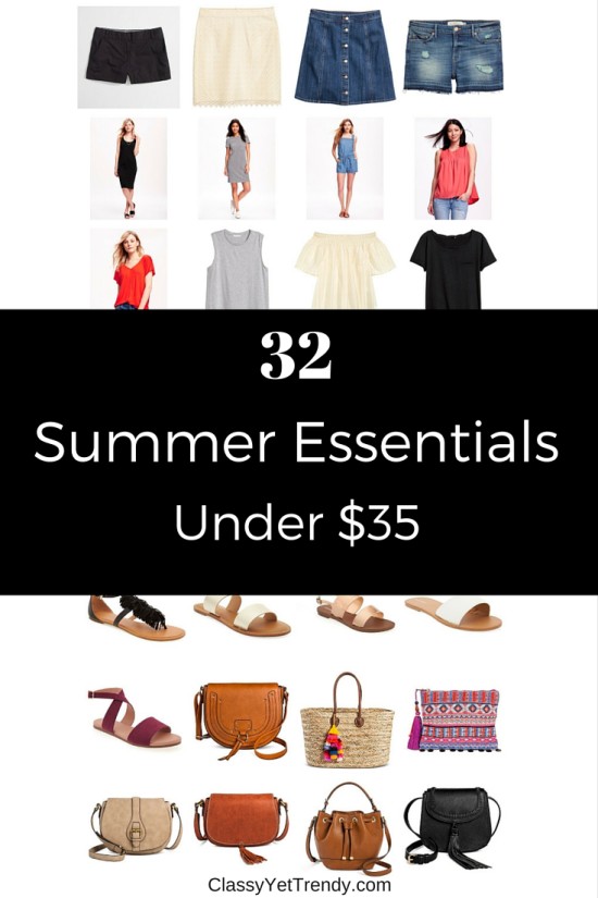 32 Summer Essentials Under $35 - Classy Yet Trendy