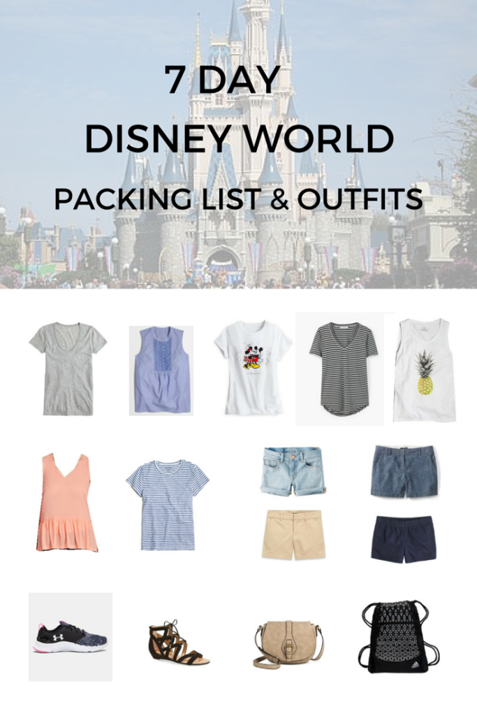 DISNEY WORLD PACKING LIST AND OUTFITS