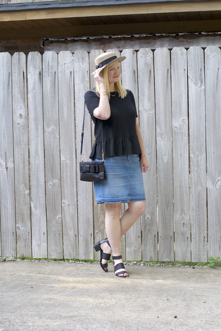 Ruffles and Frayed Denim (Trendy Wednesday Link-up #77)