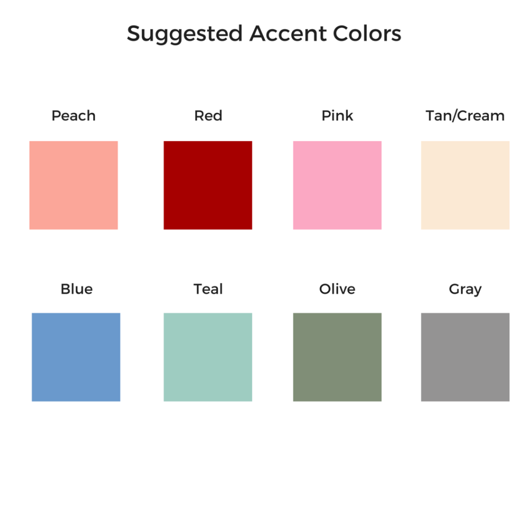 Suggested Accent Colors