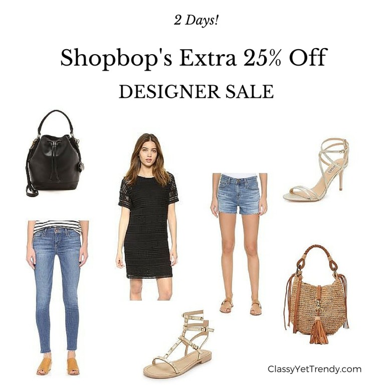 Shopbop’s Extra 25% Off Sale