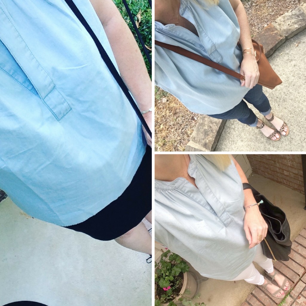 3 Ways To Wear a Chambray Top