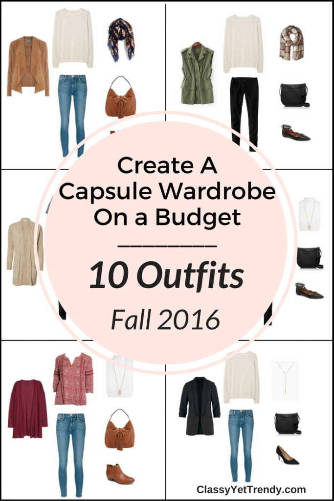 Create a Fall 2016 Capsue Wardrobe On a Budget 10 Outfits