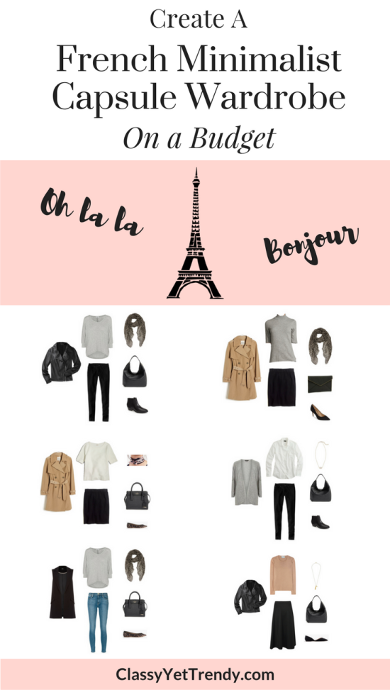 Create A French Minimalist Capsule Wardrobe On A Budget: 10 Fall ...