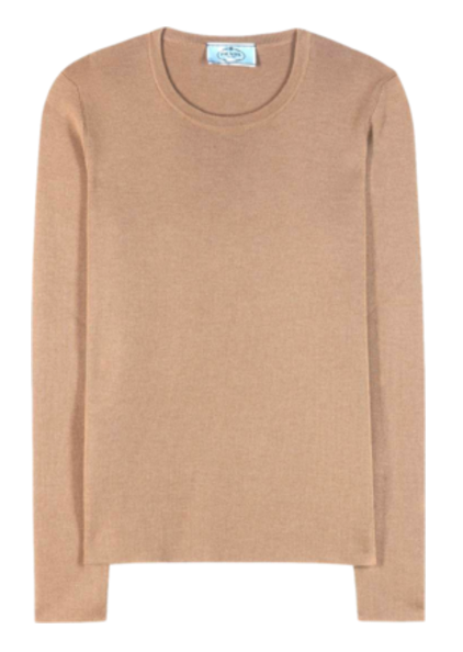 wardrobe essential camel sweater