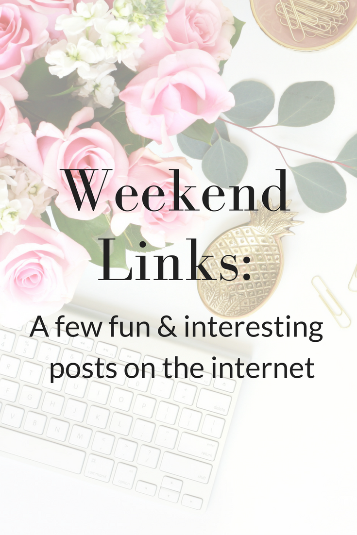 Weekend Links