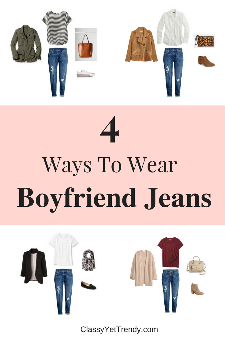 4 Ways To Wear Slim Boyfriend Jeans
