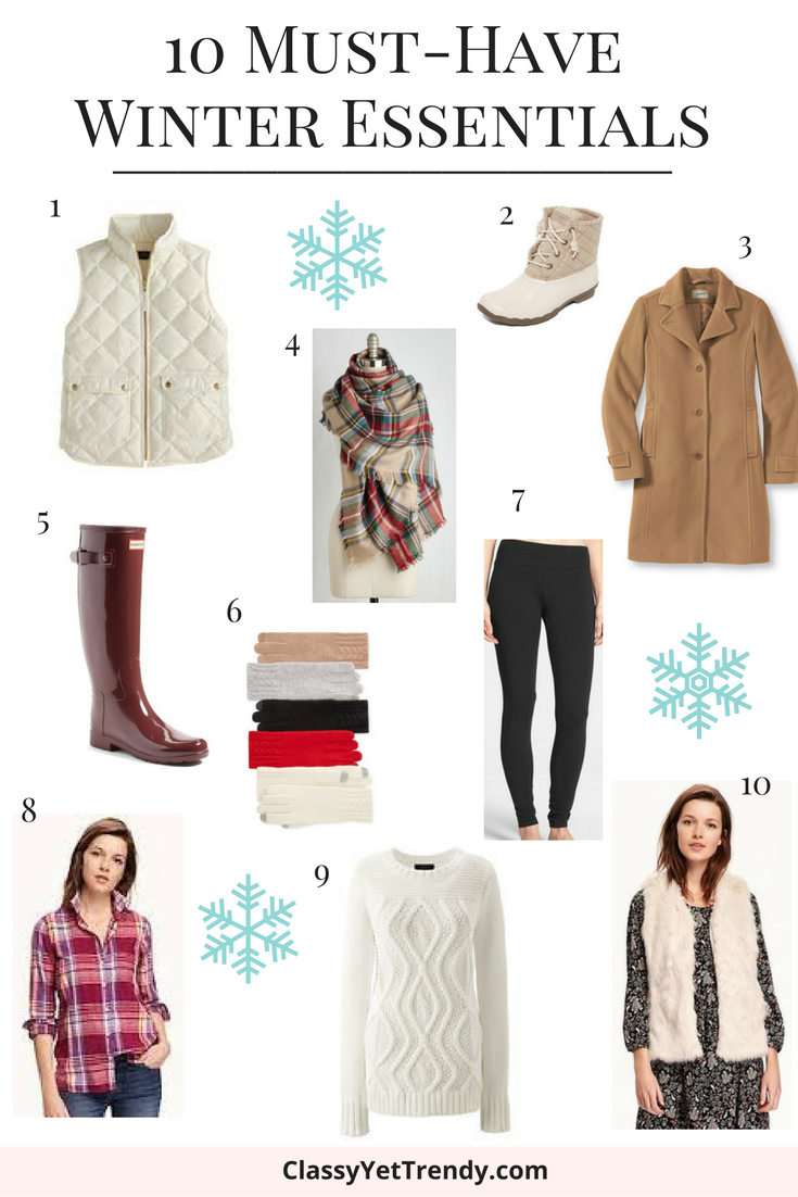 Essential store winter clothes