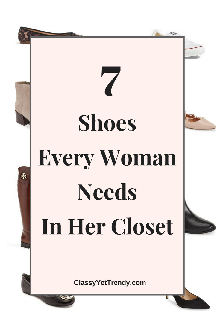 7 Shoes Every Woman Needs In Her Closet