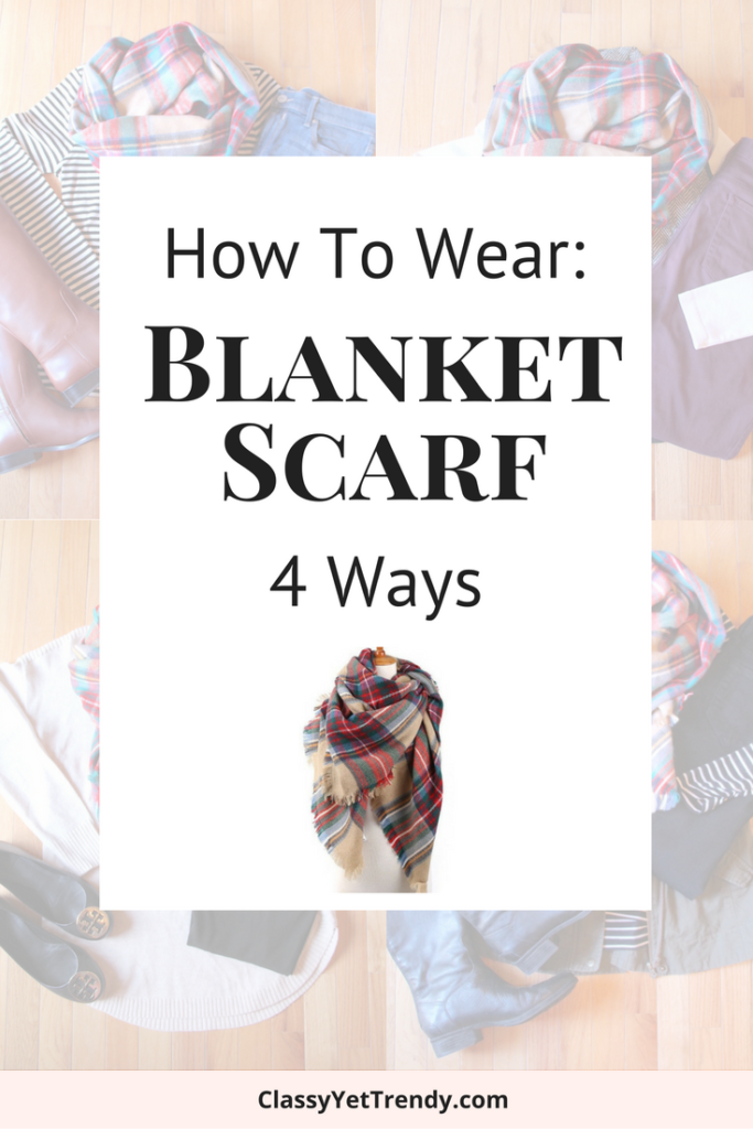 How To Wear a Blanket Scarf 4 Ways