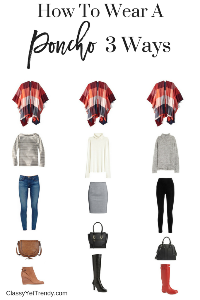 How To Wear a Poncho 3 Ways