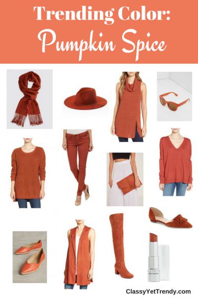 pumpkin spice color sweater