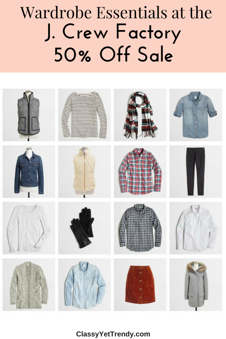 J Crew Factory 50% Off Sale: Get Your Wardrobe Essentials!
