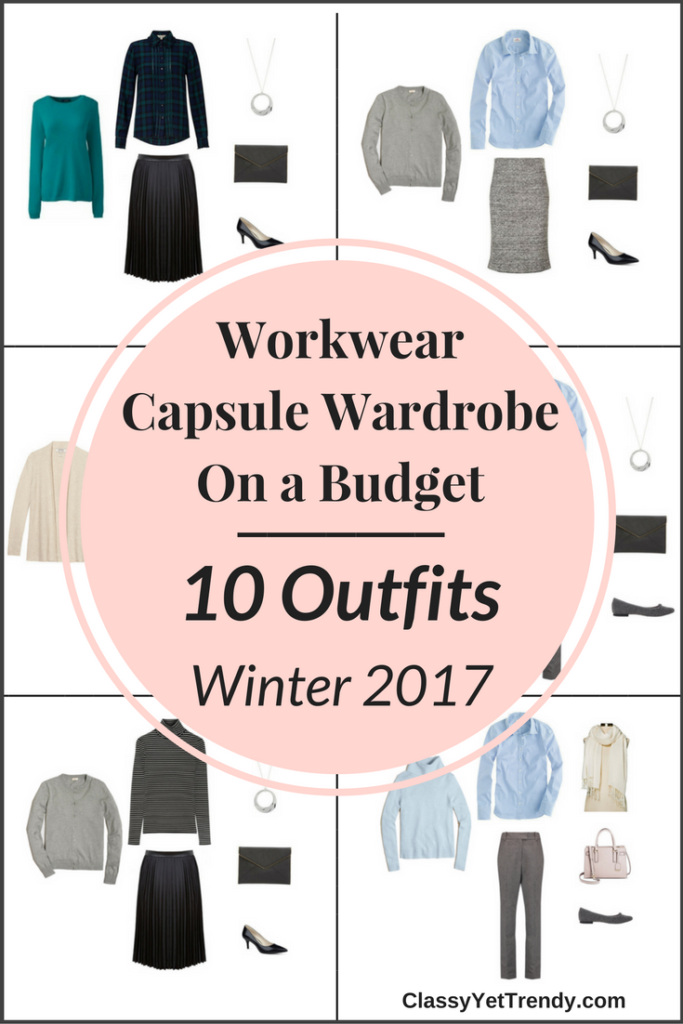 Workwear Capsule Wardrobe On a Budget- 10 Winter Outfits