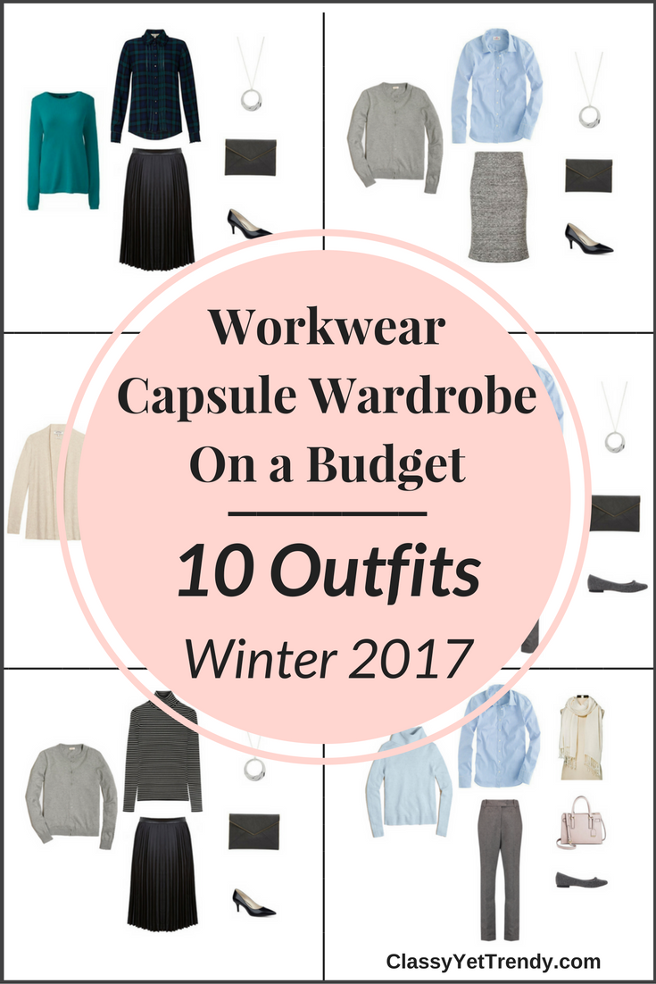 Workwear Capsule Wardrobe On a Budget: 10 Winter Outfits