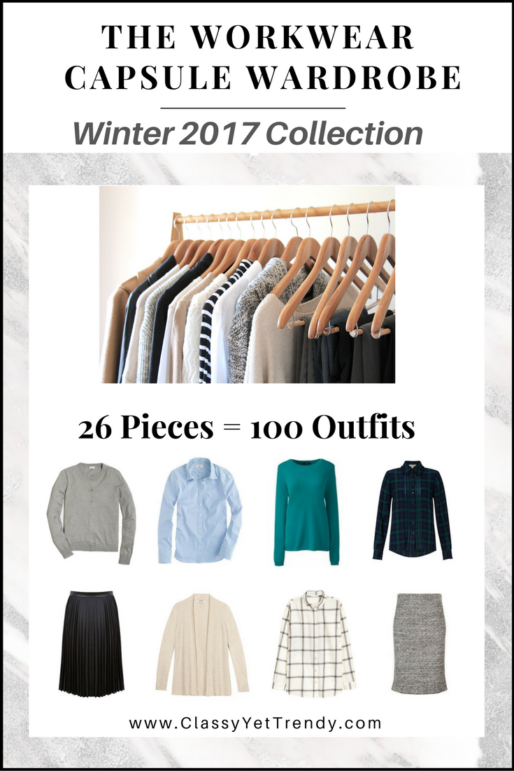 The Workwear Capsule Wardrobe E-Book: Winter 2017 Collection - Classy Yet  Trendy