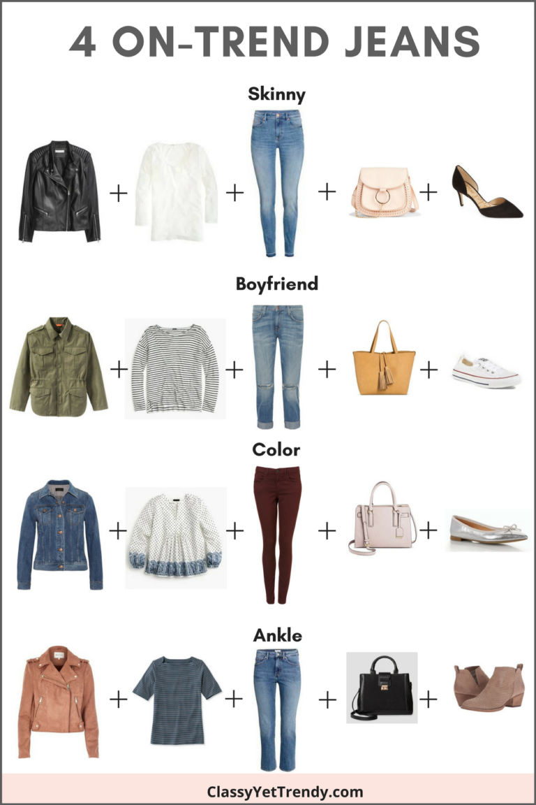 4 On-Trend Jeans & Outfit Ideas