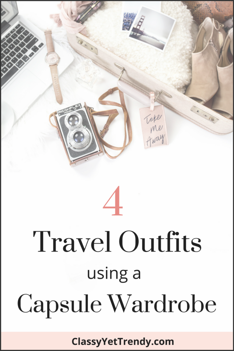 4 Travel Outfits Using A Capsule Wardrobe