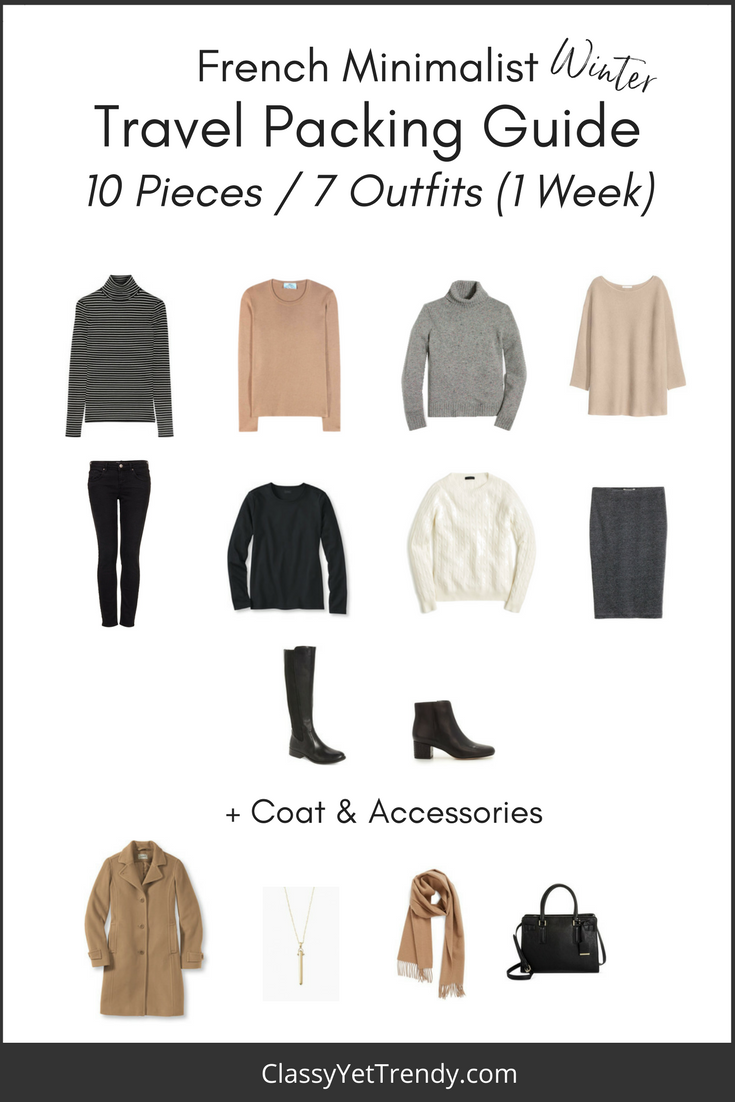 French Minimalist Winter Travel Packing Guide