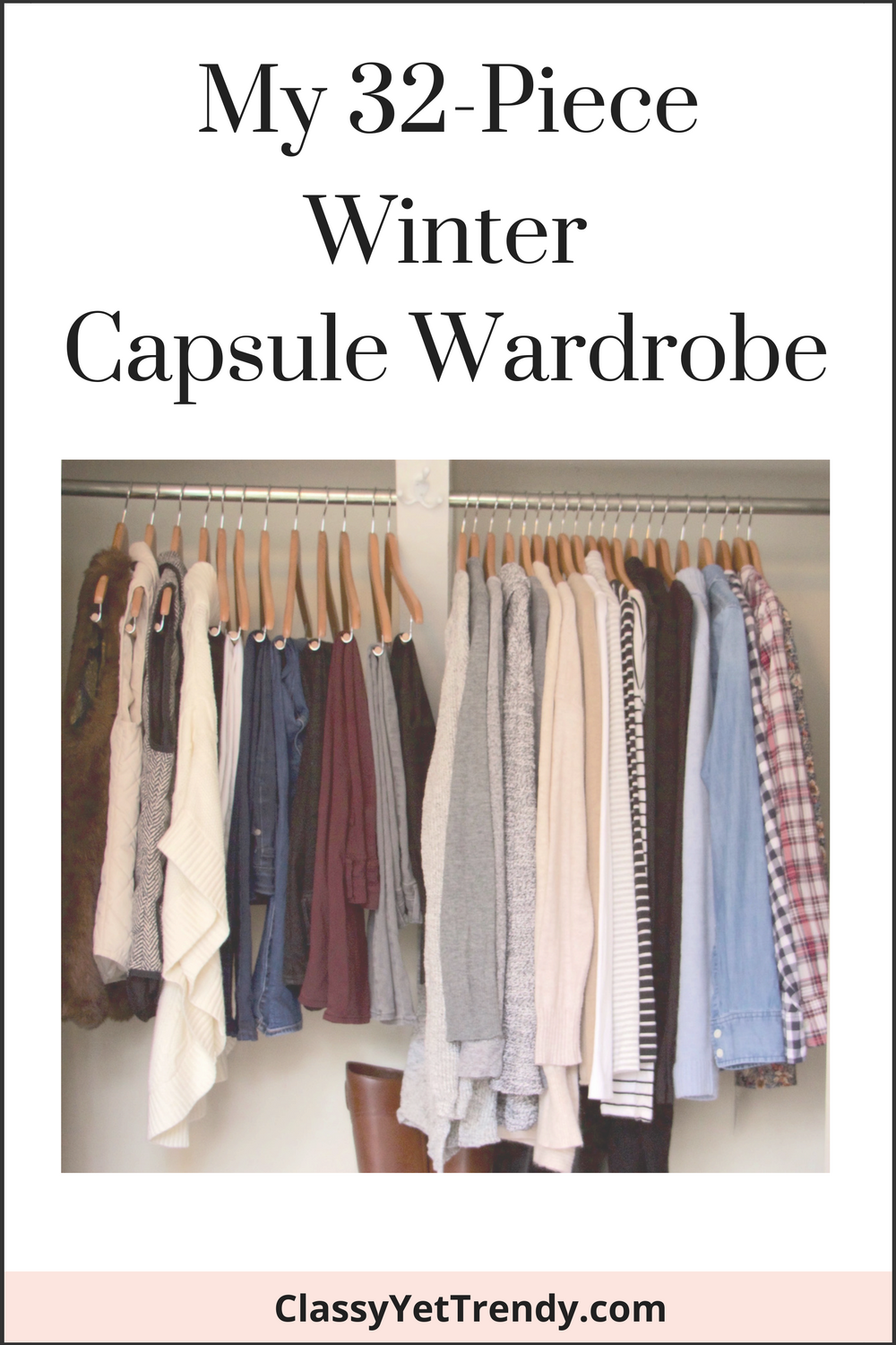 My 32-piece Winter Capsule Wardrobe