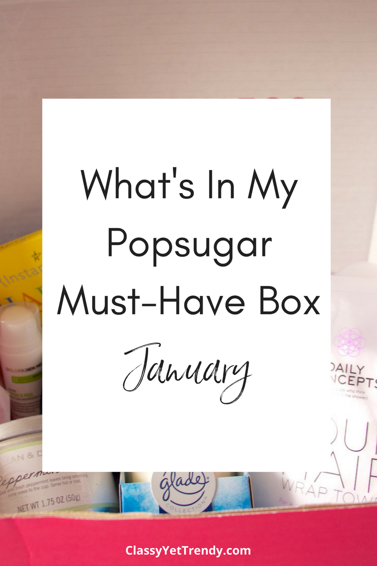 What’s In My Popsugar Must Have January Box